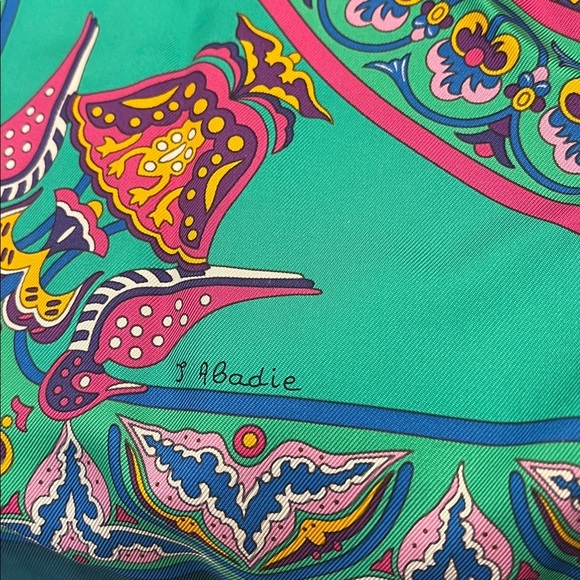 HERMES CIELS BYZANTINS Silk Scarf Authentic - Picture 8 of 12